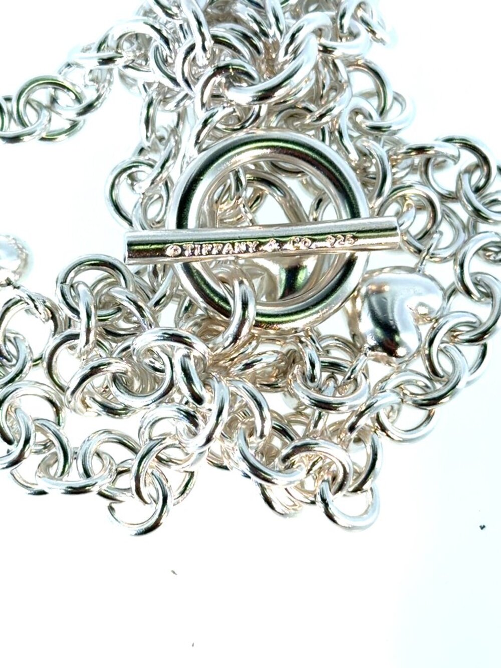 Silver multy strand bracelet